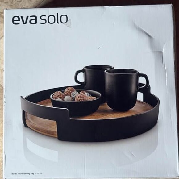Eva Solo | Nordic Kitchen Serving Tray | Circular 13.54x13.65x3.12" - Picture 4 of 5